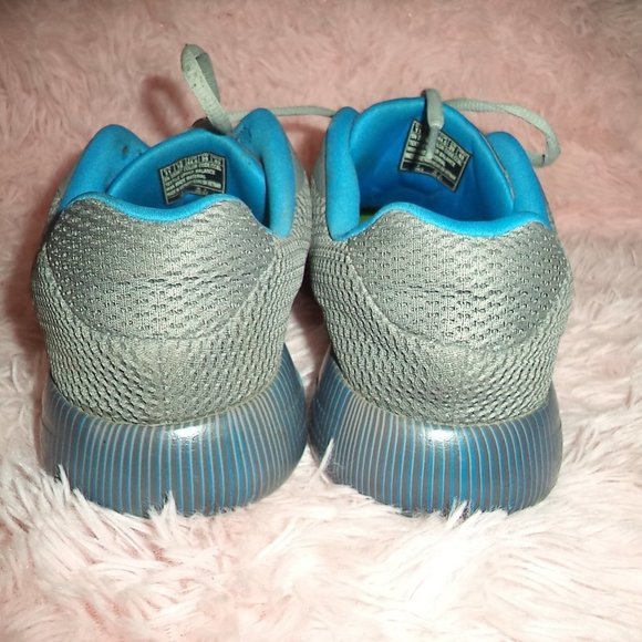 SKECHERS GO RUN 600 SNEAKERS CHARCOAL/BLUE SPECTRA RUNNING SHOES~MENS SIZE 11 - Picture 5 of 7